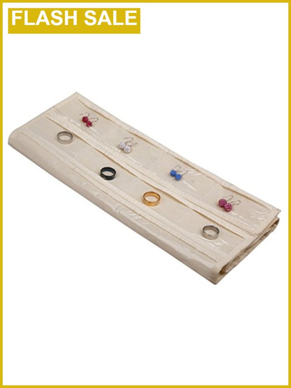Hanging Jewelry Organizer 80 Pockets Double-Sided Non-woven Fabric Closet Door - Picture 3 of 6